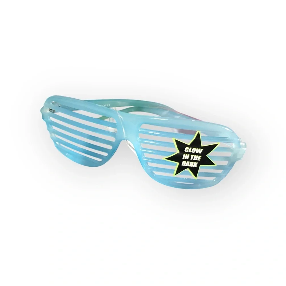 Glow In The Dark Shutter Streetwear Glasses Trending on Socials Deadstock